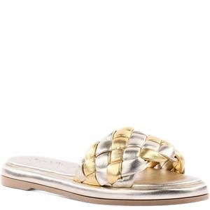 NEW SEYCHELLES women's bellissima sandal in gold multi